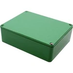 Univerzální pouzdro Hammond Electronics 1590BB2GR 1590BB2GR, 119 x 94 x 38 , litý hliník, zelená, 1 ks