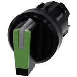 Kloubový spínač Siemens 3SU1002-2BP40-0AA0, otočný přepínač, 2 x 45 °, černá, zelená, 1 ks