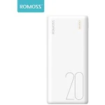 Powerbanka Romoss Simple 20, Li-Ion akumulátor 20000 mAh, bílá