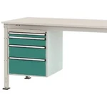 Manuflex ZB4763.0001 Vestavné pouzdro, Nutzhohe stacionárně 500 mm s 4 šuplíky. Pro stolní hloubka 1000 mm