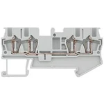 Průchodková svorka přípojka s pružinovým protitahem Siemens 8WH20040AE00, šedá, 50 ks