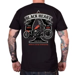 Triko BLACK HEART Orange Chopper  M  černá