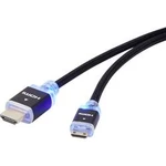 HDMI kabel SpeaKa Professional [1x HDMI zástrčka - 1x mini HDMI zástrčka C] černá 1.50 m