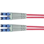 Připojovací optický kabel Telegärtner L00870A0003 [1x zástrčka LC - 1x zástrčka LC], 1.00 m, tyrkysová