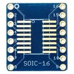 Rozšiřující deska (neosazená) Adafruit SMT Breakout PCB for SOIC-16 or TSSOP-16, 3 ks