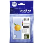 Brother Ink set LC-3211 VALDR originál azurová, purppurová, žlutá, černá LC3211VALDR Brother Ink set LC-3211 VALDR originál azurová, purppurová, žlutá, černá LC3211VALDR