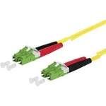 Optické vlákno kabel Metz Connect 151P1JAJA50E [2x zástrčka LC - 2x zástrčka LC], 5.00 m, žlutá