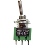 Páčkový spínač TRU COMPONENTS MS-550F-B, 250 V/AC, 1.5 A, 2x zap/zap, 1 ks