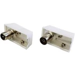 BKL Electronic 0403500 koaxiální zástrčka, koaxiální zásuvka šroubovací, průměr lanka 9.50 mm