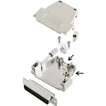Sada D-SUB kolíkové lišty encitech DSSK25-M-DMP-K, 45 °, 180 °, pólů 25, pájecí kalíšek, 1 ks
