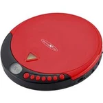 Přenosný CD přehrávač Discman s FM rádiem Reflexion PCD510MF, CD, CD-R, CD-RW, MP3, červená