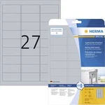 Herma 4222 etikety 63.5 x 29.6 mm poylesterová fólie stříbrná 675 ks permanentní typové štítky laser, kopie