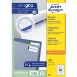 Avery-Zweckform 3420 etikety 70 x 16.9 mm papír bílá 5100 ks permanentní univerzální etikety inkoust, laser, kopie 100 Blatt A4