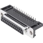D-SUB zásuvková lišta MH Connectors MHDD09-F-T-B-S-RBM, 90 °, pólů 9, pájené, 1 ks