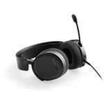 Steelseries Arctis 3 7.1 Wired herní headset stereo, na kabel přes uši, jack 3,5 mm, černá