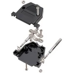 D-SUB pouzdro encitech CCOV15-SCL-BK 2360-0102-22, pólů 15, plast, 180 °, černá, 1 ks