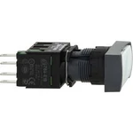 Tlačítko Schneider Electric XB6DA11B, 250 V, 3 A, černá, bílá, 1 ks