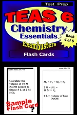 TEAS 6 Test Prep Chemistry Review--Exambusters Flash Cards--Workbook 4 of 5