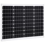 [EU Direct] 50W Solar Panel Monocrystalline Aluminum &Safety Glass Solar Panel Charger With 50cm Cable&4MC Connector