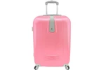 Cestovní kufr Agrado / 4 kolečka - růžová (L) 90l