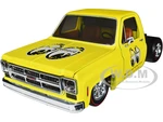 1976 GMC Sierra Grande 15 Custom Pickup Truck Yellow "Mooneyes - Moon Automotive" (Faded) Limited Edition to 3000 pieces Worldwide 1/24 Diecast Model