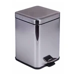 Odpadkový kôš v striebornej farbe Tomasucci Kuby, 6 l