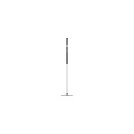 Biele hliníkové hrable s násadou Fiskars Xact, šírka 37,3 cm