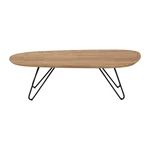 Odkladací stolík s doskou z dubového dreva Windsor & Co Sofas Elipse, 130 x 68 cm Odkladací stolík s doskou z dubového dreva Windsor & Co Sofas Elipse, 130 x 68 cm