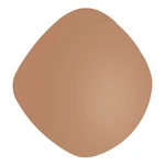 Hnedé nástenné zrkadlo PT Living Organic Round, výška 40 cm