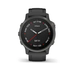 Garmin FENIX 6S Sapphire, Carbon Gray DLC, Black Band