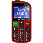 Mobilný telefón Evolveo EasyPhone FM (EP-800-FMR) červený tlačidlový telefón • 2,3" uhlopriečka • farebný displej • 320 × 240 px • VGA fotoaparát • Du