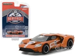 2017 Ford GT 3 Brown (Tribute to 1967 Ford GT40 MK IV 3) "Racing Heritage" Series 1 1/64 Diecast Model Car by Greenlight
