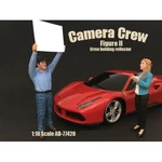 Camera Crew Figure II "Crew Holding Reflector" For 118 Scale Models by American Diorama