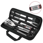 9Pcs BBQ Tools Set, Tvird Stainless Steel Barbecue Tools -Premium Barbecue BBQ Accessories with Aluminum Storage Case