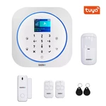 GUUDGO Tuya APP Smart WiFi GSM Home Security Alarm System Sensor Alarm 433MHz Compatible With Alexa Google Home IFTTT