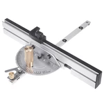 Wnew Brass Handle 450mm 27 Angle Miter Gauge With Box Jiont Jig Track Stop Table Saw Router Miter Gauge Saw Assembly Rul