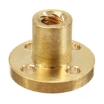 T6 2mm Pitch Copper Screw Nut Brass Nut For Stepper Motor 6mm Thread Lead Screw CNC Parts