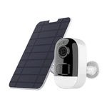F1 3MP Solar Surveillance Camera Low Power Battery Camera Kit with Solar Panel Wireless Monitoring Kit