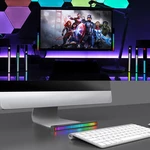 LED Light Interior Atmosphere Light RGB LED Strip Light With USB Wireless Remote Music Control with 8 Modes for Home Dec