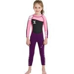DIVE&SAIL 2.5MM Kid Wetsuit Children's Diving Suit Neoprene Thermal One Piece Soft Surfing Suit Summer Swimming Pool Bea