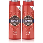 Old Spice Captain sprchový gél a šampón 2 v 1 2x400 ml