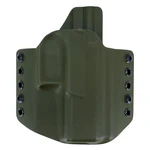 OWB CZ P-10 C - vnější pistolové pouzdro s polovičním SweatGuardem RH Holsters® – Olive Green (Barva: Olive Green, Typ uchycení: Kovový průvlek)