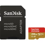 SanDisk Extreme™ pamäťová karta micro SDXC 256 GB Class 10, UHS-I, UHS-Class 3, v30 Video Speed Class výkonnostný štanda