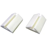 TRU COMPONENTS TC-VC2203 úchytka samolepiaci 1593019 Priemer káblového zväzku (rozsah) 2.50 mm (max)   prírodná 1 ks