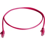 Telegärtner L00003A0206 RJ45 sieťové káble, prepojovacie káble CAT 6 U/UTP 5.00 m červená samozhášavý, bez halogénov 1 k