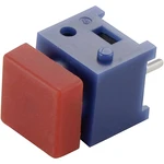 tlačidlo TRU COMPONENTS DS-660S-S RD, 100 V, 1 A, červená, 1 ks