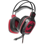 SpeedLink DRAZE herný headset 2x 3,5 mm jack (mic./slu.) káblový cez uši čierna/červená stereo
