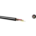 Stereoline  4x0,08qmm,black, individually shielded 640400801 Kabeltronik