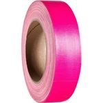 Gaffa páska se skelným vláknem Adam Hall 58065NPIN, (d x š) 25 m x 38 mm, neonově růžová, 1 ks