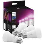 Sada 4 LED žárovek Philips Lighting Hue Hue White & Col. Amb. E27 Viererpack 4x570lm 60W, E27, 26 W, N/A